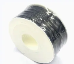 Single core copper conductor black