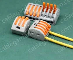 Quick terminal blocks one in eight out