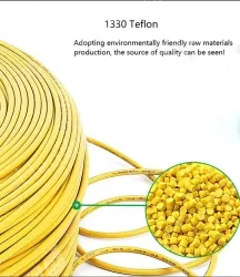 Teflon Wire Cable 6AWG Black 263 cores